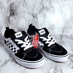 Vans, Black/White/ Checkerboard, Various Sizes